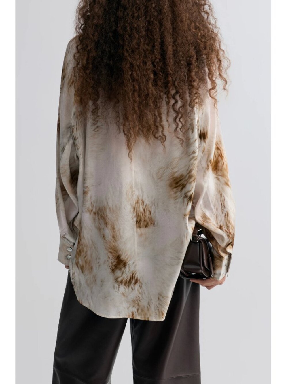 The Front Row Shop Fur Print Top, size Small - Picture 2 of 16